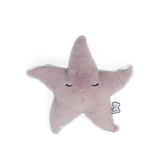 KALOO - Petit Calme - Peluche Térmico Calmante Bebés - Estrella de Mar Morada 23 cm