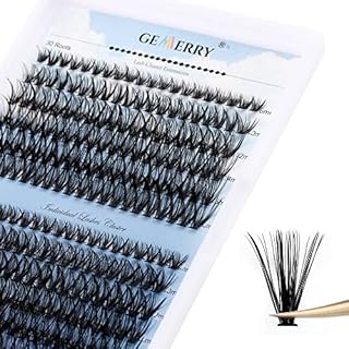 Individual Lashes Large Tray 240pcs 0.07mm 30D+40D D Curl Mix 8-16mm Inidividual Lashes Cluster Soft&Natural Cluster Lashes Mink Lash Cluster Mixed Tray False Eyelashes By GEMERRY(30D/40D-0.07D, 8-16 Mix)