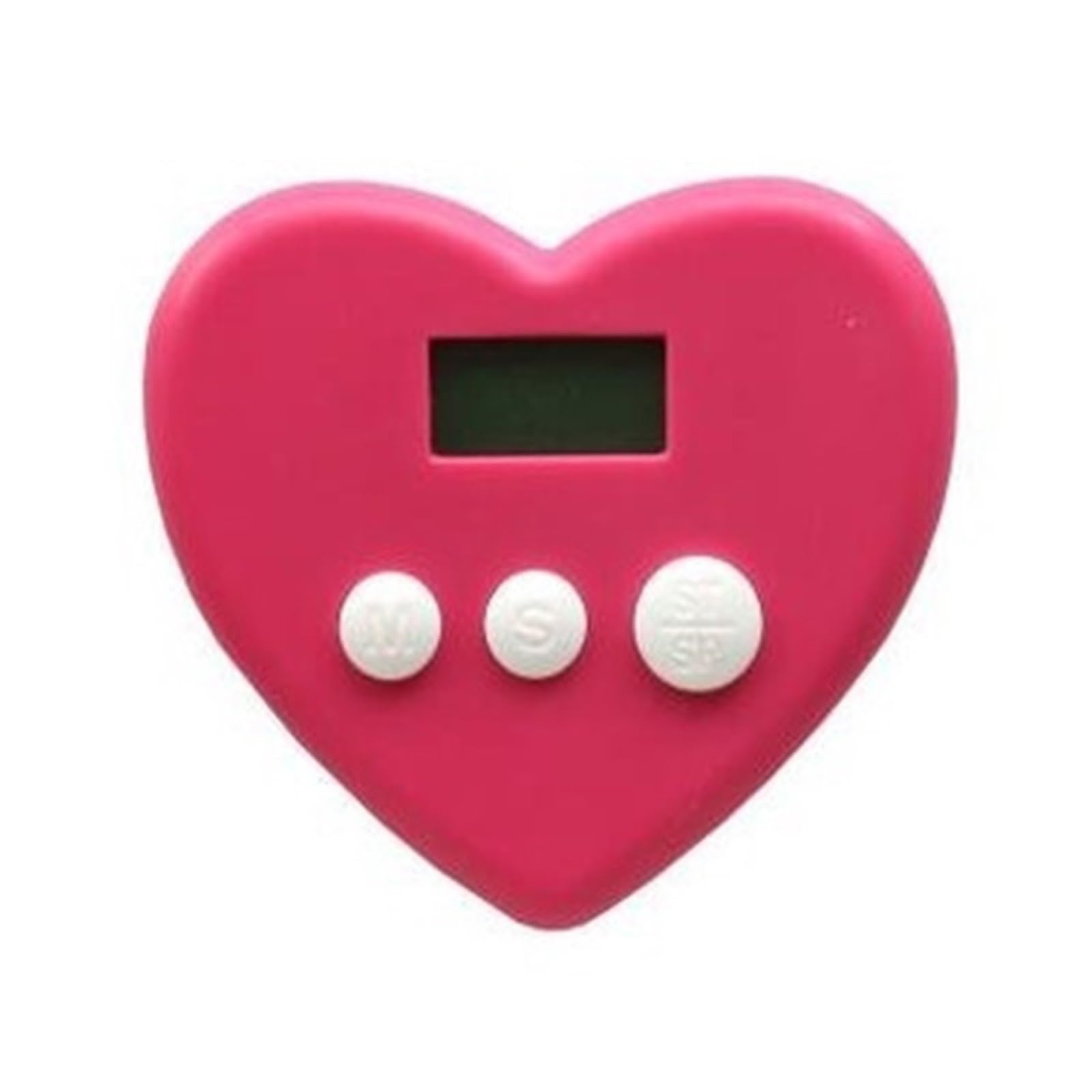 Bear/heart Shape Lcd Digital Kitchen Countdown Magnetic Timer Back Count UP Alarm Clock Gadgets Cooking Tools Reliable Efficient(PINK)