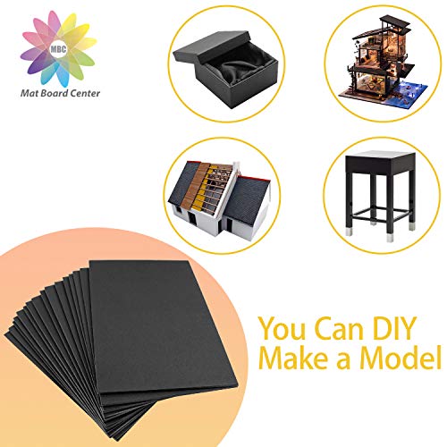 Mat Board Center, Acid Free Foam Boards 11 X 14 Inch, Black Foam Core, 10 Sheets #TOP3