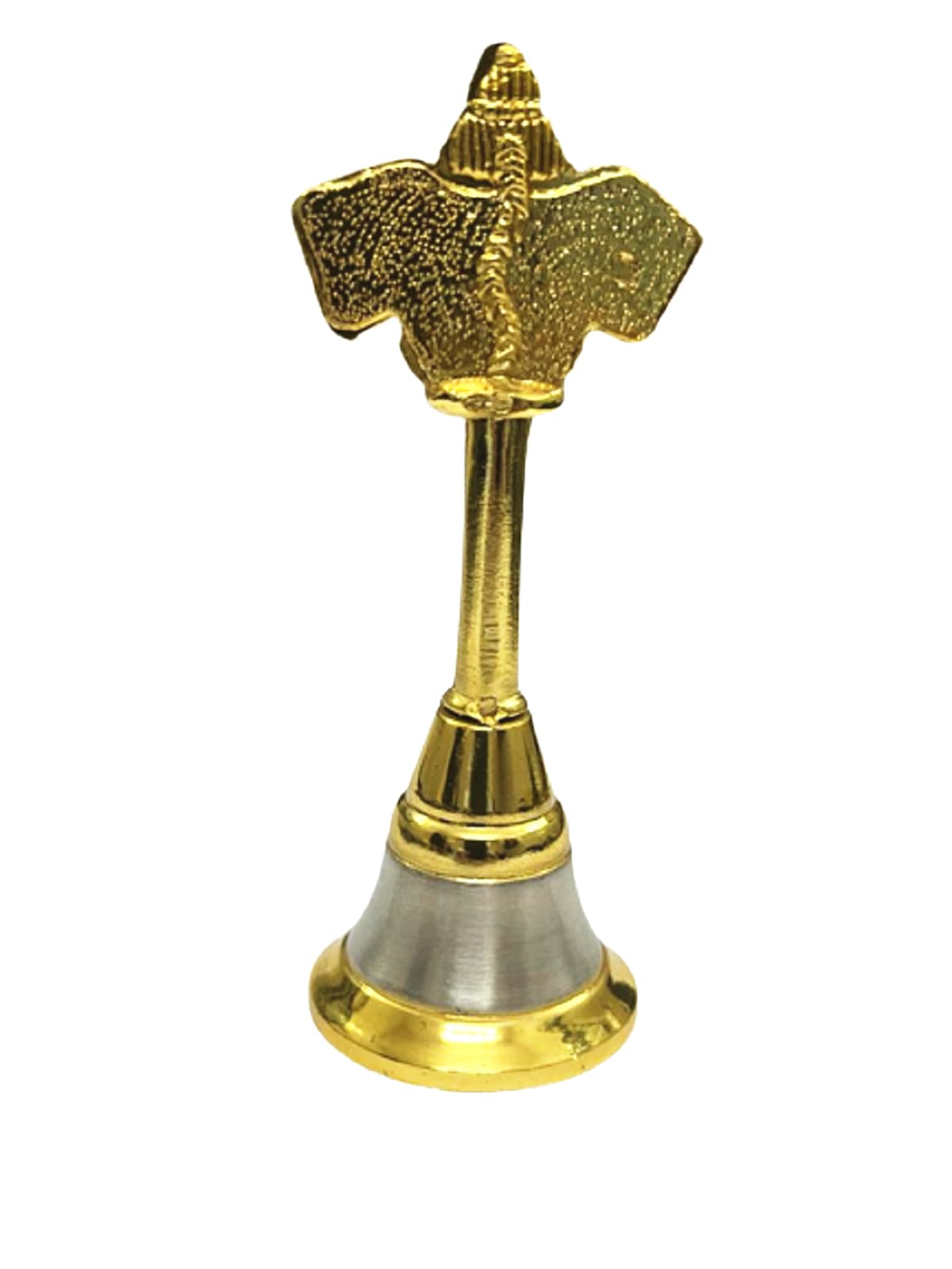 numeroastro Puja Bell | Ghanti | Hand Bell | Garud Bell for Puja (4 Inches Approx) (1 Pc) 2