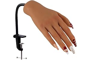 Realistic Flexible Practice Hand for Acrylic Nails: Perfect for Manicurists and Nail Artists
