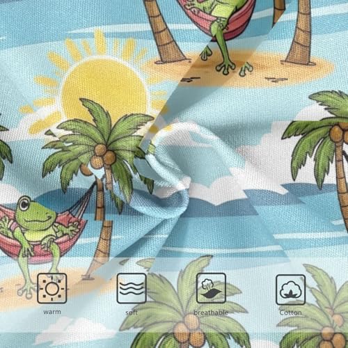 CHIFIGNO Boys' Briefs Cartoon Frog Palm Trees Toddler Boy Underwear Soft Cotton Underwear Briefs3