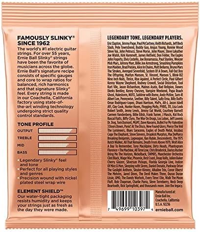 Ernie Ball Turbo Slinky Nickelwound Electric Guitar Strings 9.5-46 Gauge