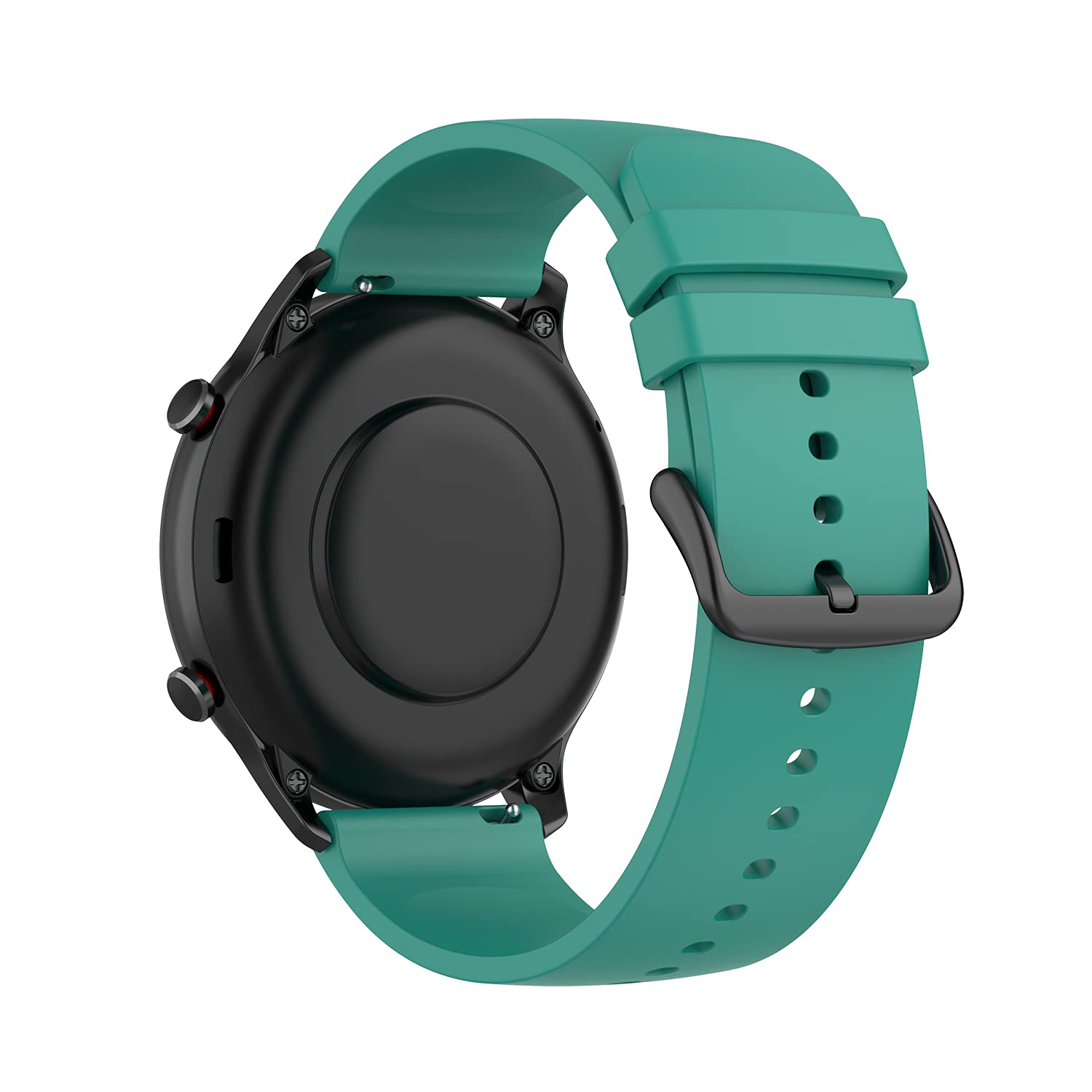 KUTEWEU 22mm Bracelets Compatible with Huami Amazfit GTR 3 Straps,Adjustable Silicone Sports Strap,Replacement Wristband Wrist Armband for Huami Amazfit GTR 2/Amazfit GTR 47mm/GTR 2e (Pine Green) - Image 2