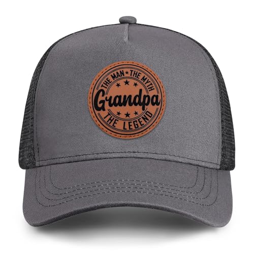 Grandpa Hat Birthday The Man They Myth The Legend Truck Hat for Men
