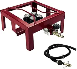 Fogão 1 Boca Fogareiro Industrial Camping Alta Pressão Roa