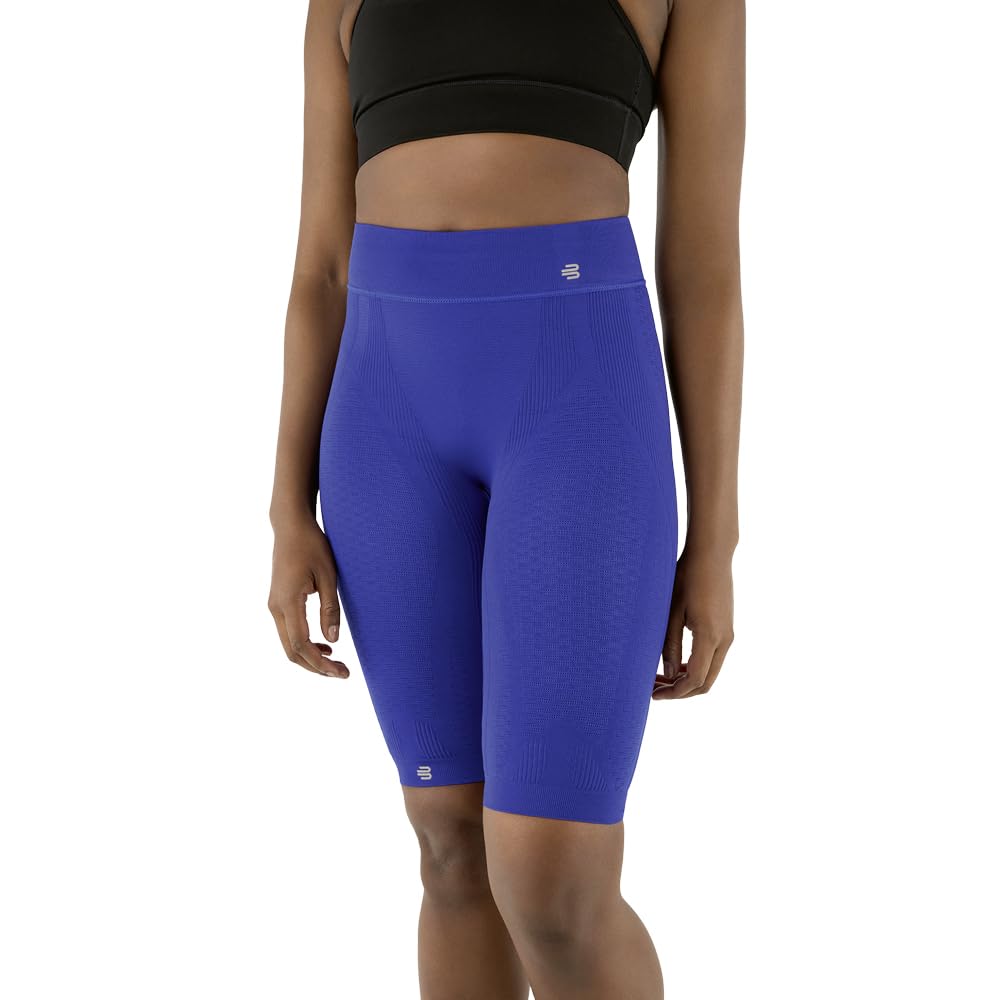 BAUERFEIND Kompressions-Hose „Sports Compression Tights Short“, Sporthose für Damen, Kurz, Für verbesserte Durchblutung der Beinmuskulatur, Polyamid/Elasthan