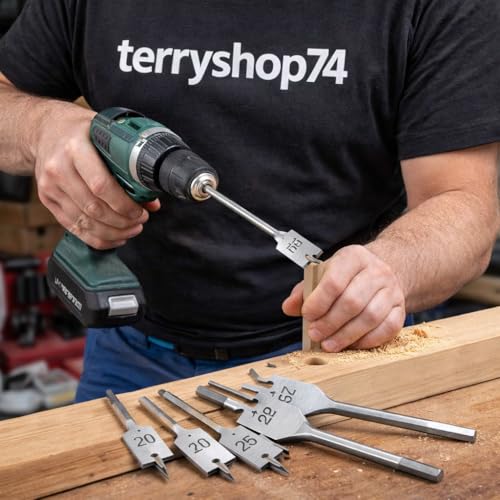 MECCHIE FÜR HOLZPUNTE TRAPANO FRESE FORATRICHTUNG PVC Kunststoff