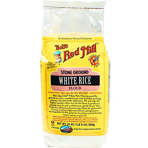 Bob's Red Mill Gluten Free White Rice Flour, 24 Oz (4 Pack) #TOP23