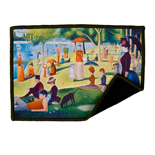 Microfiber Cleaning Cloth for iPad and Touchscreens Sunday on la Grande Jatte Smartie by Lynktec