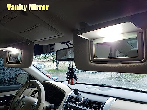 Kit interior de luces LED para Nissan Rogue 9 piezas blanco 6000K miniatura 5