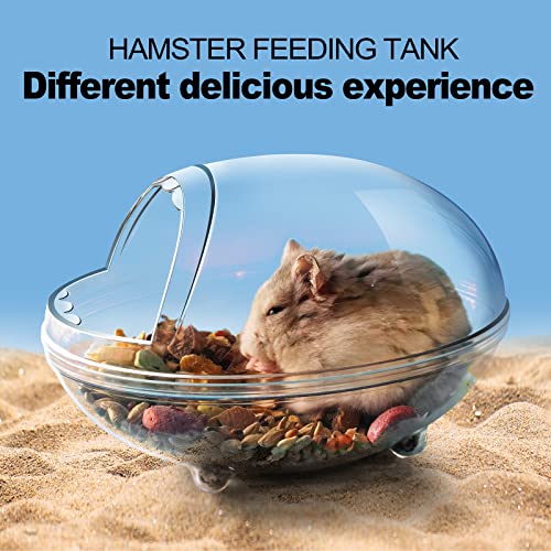 Accessoires de cage hamster pour éviter le pelage gras bac de bain ergonomique L