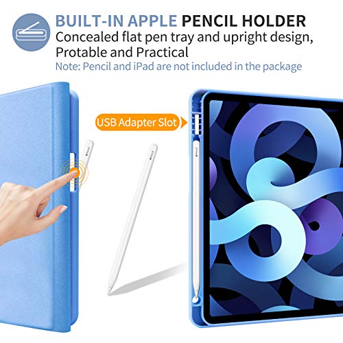 Keyboard Case For Ipad Air 5Th Generation 2022/ Ipad Air 4Th Gen 2020/Ipad Pro 11 Inch 2018, 10.9 Inch Case With Pencil Holder, Detachable Bluetooth Keyboard Smart Tablet Case For Ipad Air 5Th/4Th Gen #TOP3