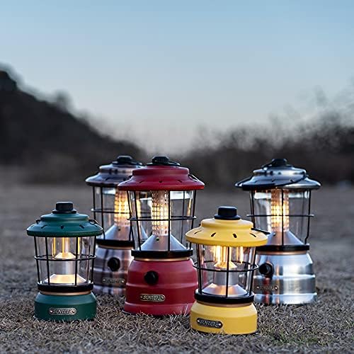SunXTMY Buitenlicht Camping verlichting licht luxe retro outdoor oplaadbare kamp atmosfeer lamp (Color : Black jade green (5000mAh)) photo 3