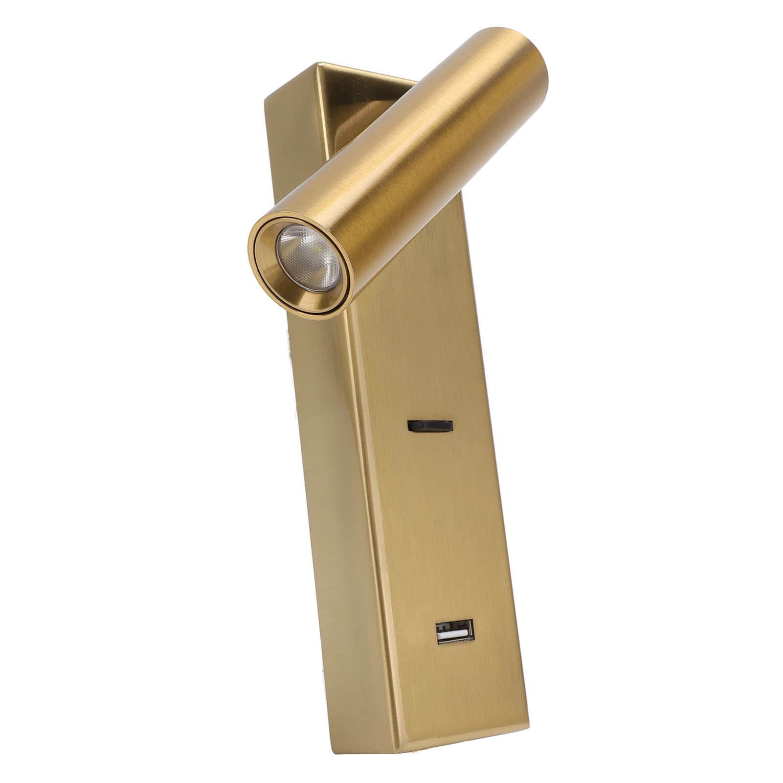 Lampada da Lettura a Parete a LED con Ricarica USB e Angolo per un Arredamento Elegante per la Casa (luce bianca) (luce bianca)
