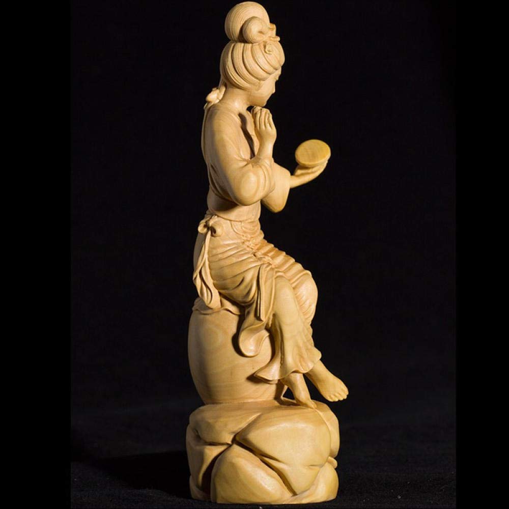 木製 女性像 彫刻 中国伝統衣装　文化大革命時代 木製 女性像 彫刻 中国伝統衣装文化大革命時代 木製 女性像 彫刻 中国伝統