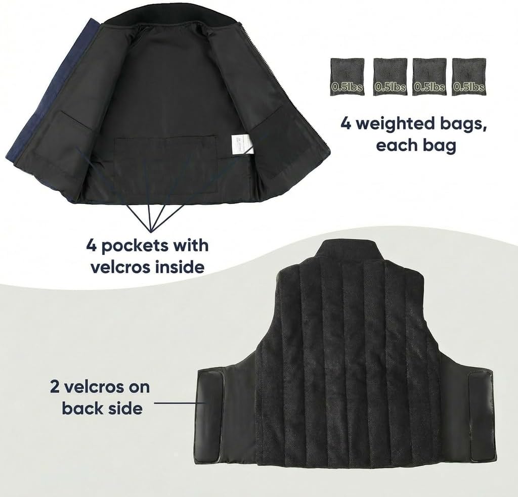 Weighted Vest for Kids Brown Medium