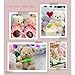 YJUBAOA 12 Pieces Mini Teddy Bear Bulk,4 inch Small Stuffed Animal Toy, Soft Plush Mini Teddy Bears for DIY Keychain Baby Shower Party Favors Graduation Keychain Bag Charm Supplies (Pink+Brown+White)