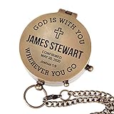 Personalized Christening Gift (6 designs) - God is With You - Baptism Gift for a Boy or Girl, Unique...