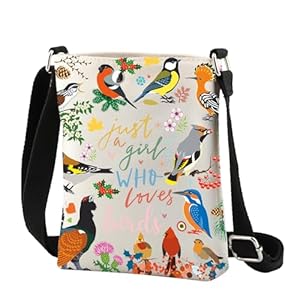 Kleine Schultertasche mit bunten V&ouml;geln, f&uuml;r Handy & Co., Eisvogel, Meise, Auerhahn | Taschen