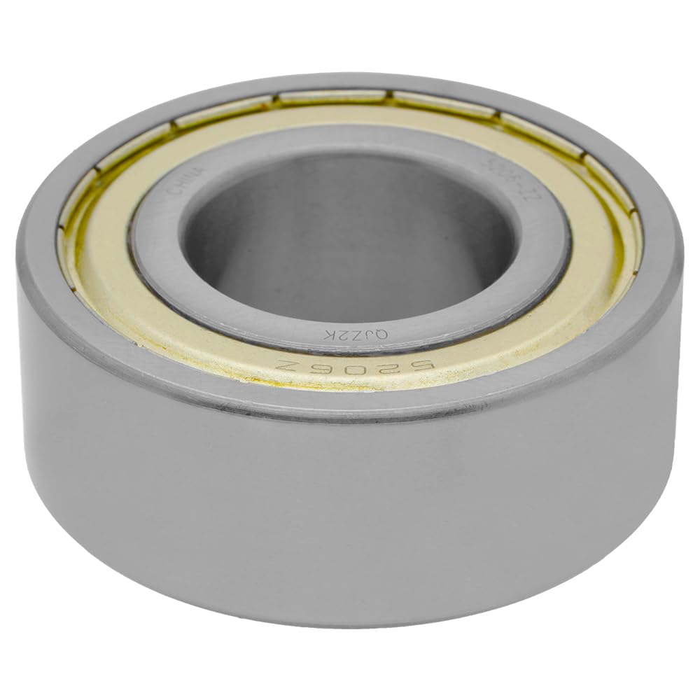 [10-Pack] 5206-ZZ - Angular Contact Ball Bearing 1.181 in x 2.441 in x 0.938 in | 30 mm x 62 mm x 23.812 mm (ID x OD x W) with Double Metal Shield
