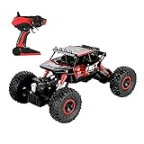  WYF Stunt-Geländewagen mit Allradantrieb, Kinderferngesteuertes Spielzeugauto, Kriechendes Elektrofahrzeug mit 1/18 Übersetzung, Stoßdämpfung, Antikollision