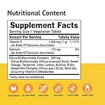 American Health Ester-Vitamin C with Citrus Bioflavonoids 1Vitamin 000 Milligrams 180 Veg Tabs - Image 2