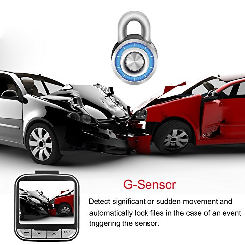 Senwow Mini Dash Cam (32GB Card Included) 1080P Full HD Car Camera 2” LCD Driving Video Recorder 170° Wide Angle… - Image 5