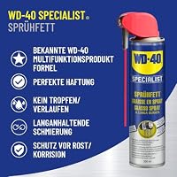 WD-40 Specialist Sprühfett Smart Straw 300ml – Hochviskoses Sprühfett für Zahnräder, Scharniere & Seilzüge, bildet eine widerstandsfähige Schutzschicht für dauerhafte Schmierung unter Belastung – Ansicht 2