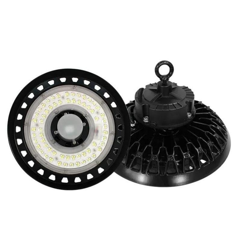 SILAMP Suspension Industrielle UFO 100W 160lm/W avec Détecteur de mouvement - Blanc Neutre 4000K - 5500K