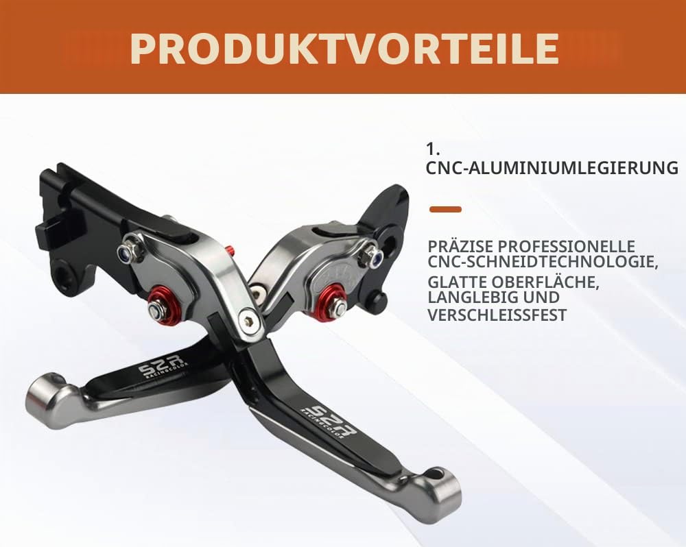 Klappbare ausziehbare Motorradgriff Bremskupplungshebel für KTM 390 Adventure ADV Duke390 Duke RC 125 200 390