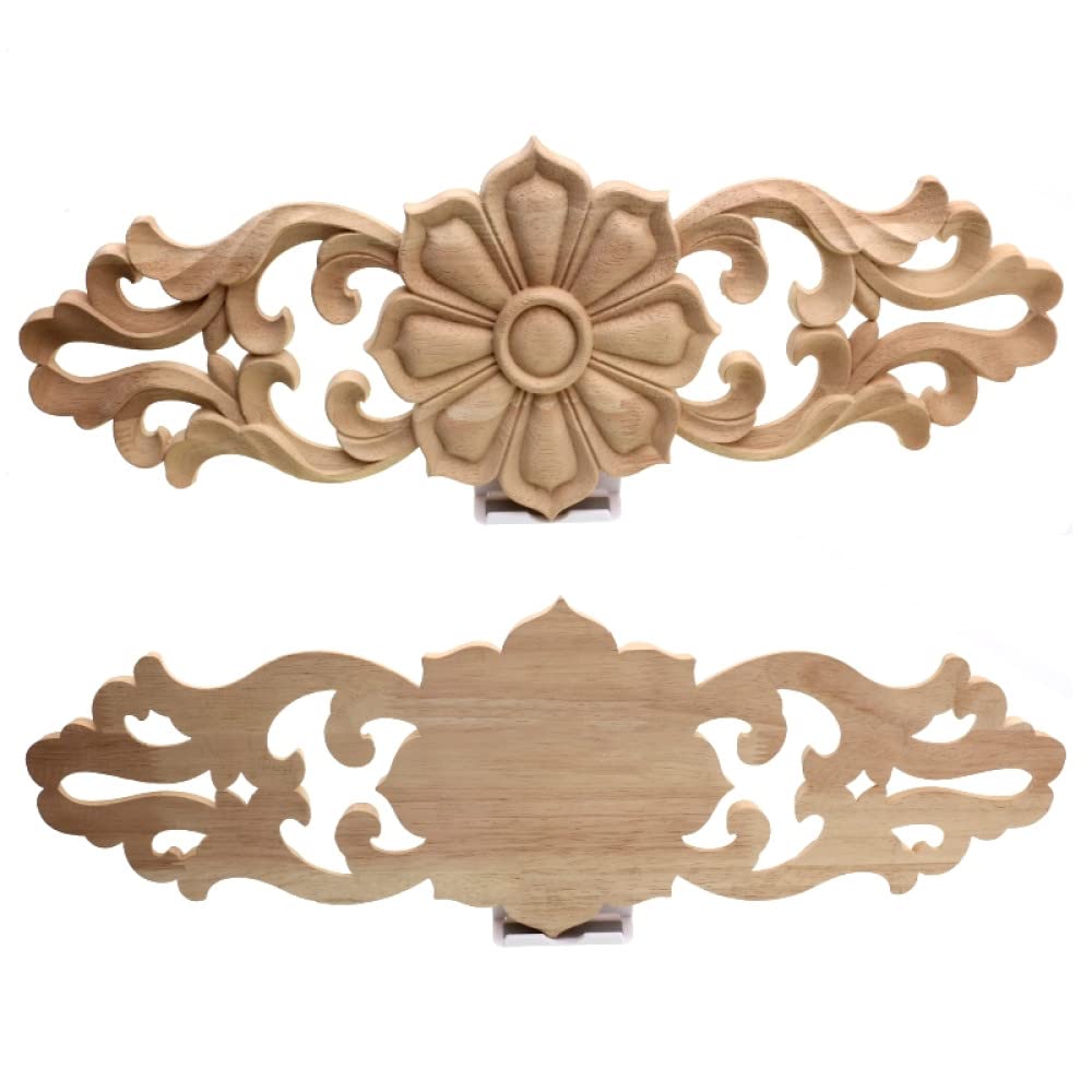 Aplique largo de madera para decorar armarios y crear ambientes acogedores