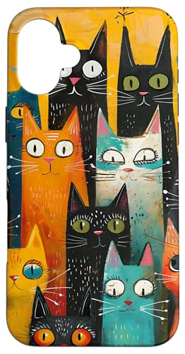 ʔt@L[ȔLX^C킢LA[g̊G X}zP[X iPhone 16 Plus p