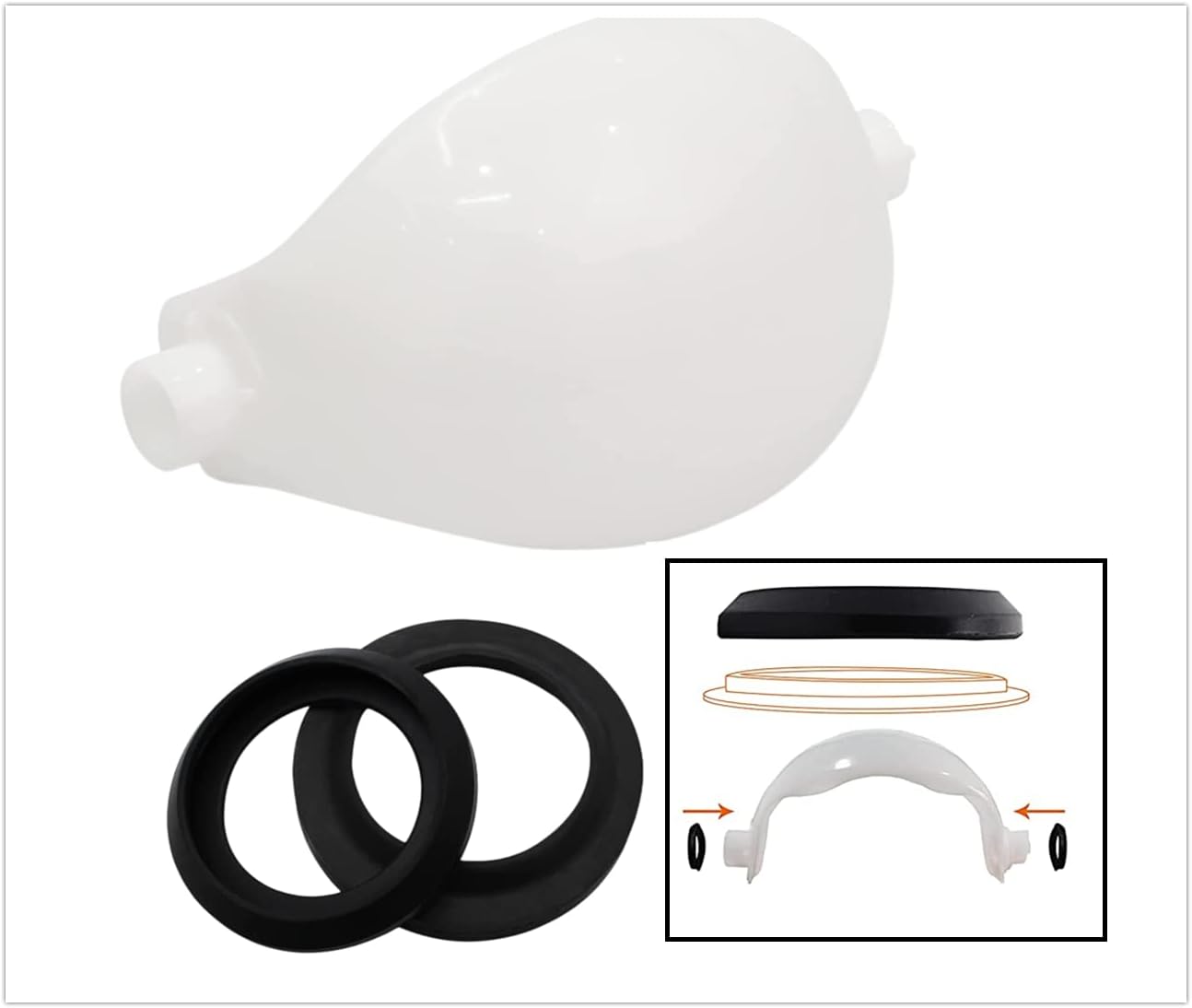 34117 Waste Ball Kit Compatible with Thetford Aqua Magic Style II, Style Lite, Style Plus Toilet, Replaces 34117,34120,34106