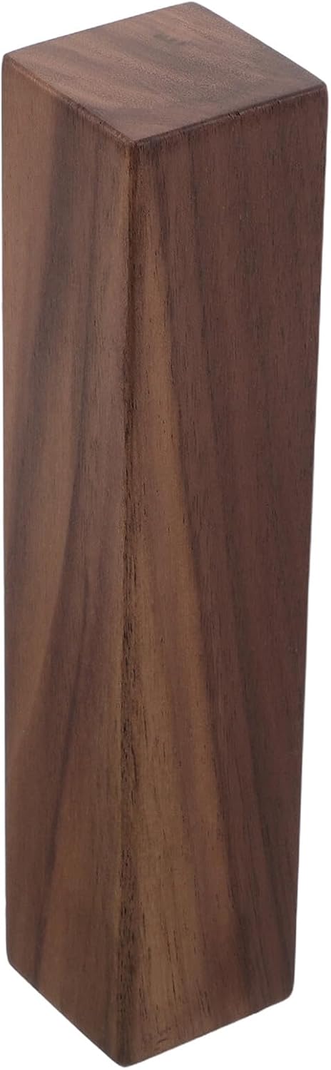 Wooden Beer Tap Handle Walnut Faucet Knob 3/8"-16 UNC Thread Replacement Part for Homebrewers Bars Restaurants