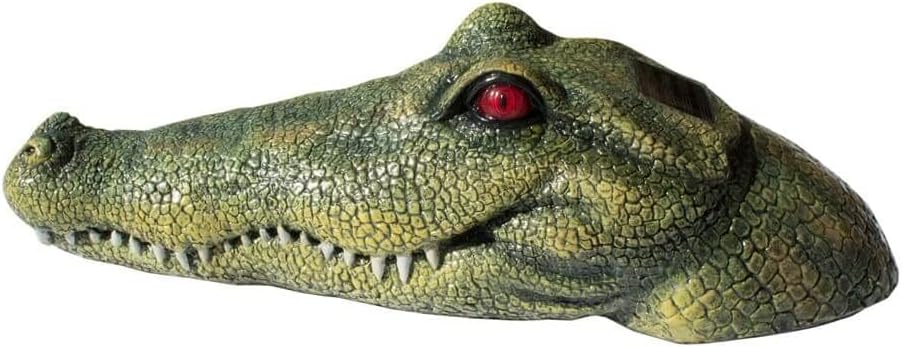 21" L Gator Defender, Alligator Head Floating Decoy