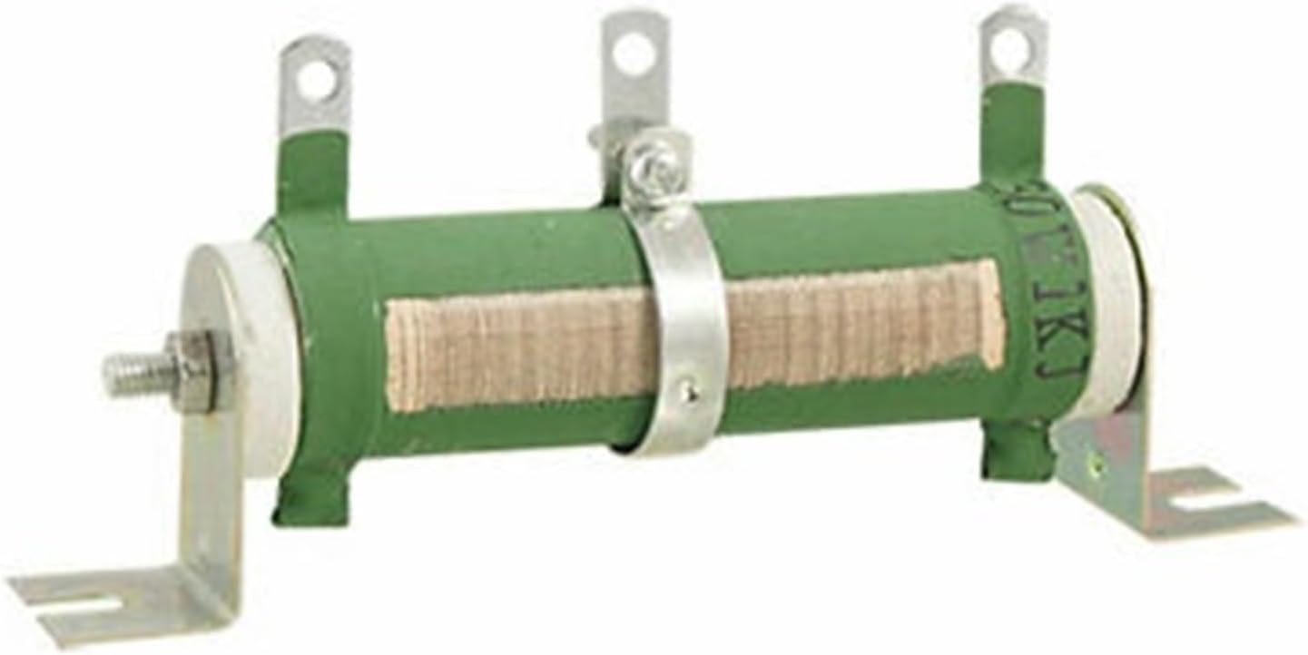 Ceramic Tubular Adjustable Resistor Rheostat 10W 20W 25W 30W 5/10/20/30/50/100/150/200/500/1k ohm(5ohm,25W)