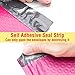 Fuxury Bubble Mailer, 6x9 Inch Bubble Mailers 25 Pack, Self-Seal Adhesive Padded Envelopes, Water Resistant Mailers, Shipping Envelopes for Packaging, Small Business, Mailing,Bulk Pink #0