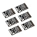 MakerHawk 6 x Akku-Ladeplatine integriertes Modul 25 x 16 x 4 mm DIY PCB Board 1,4A 1,5A 5V mit Schutz