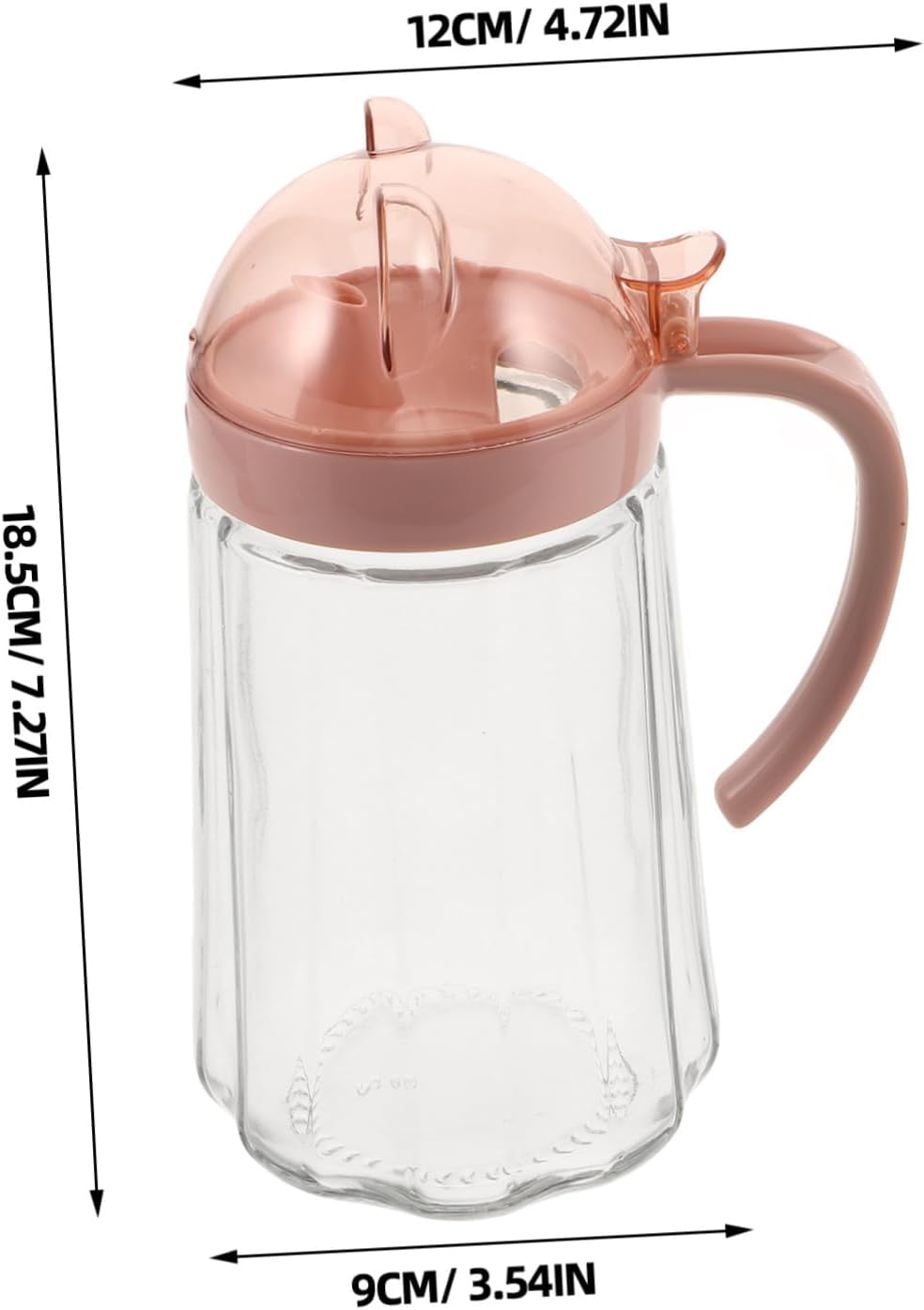 Alipis Oil Bottle for Kitchen Glass Oil Dispenser Spray Pour Condiment Container Ray Style
