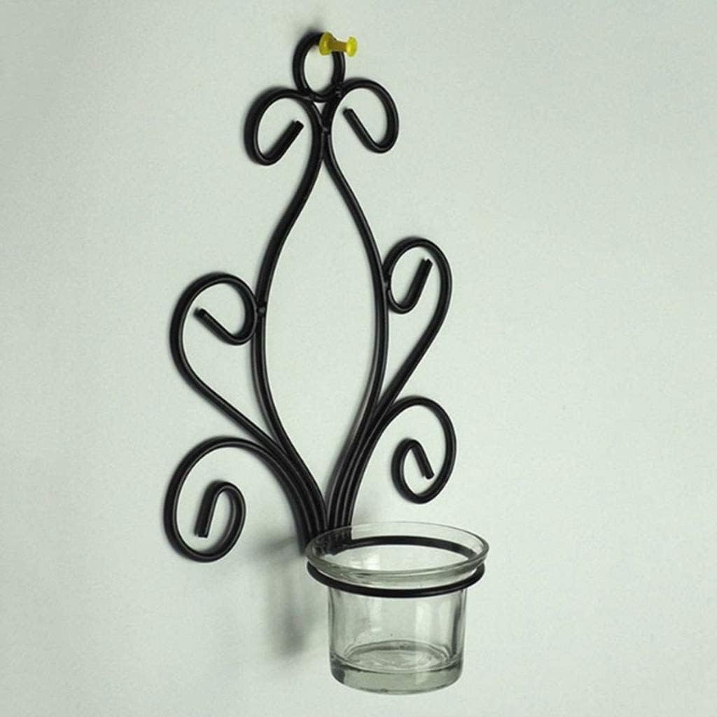 Candle Holder 2 Set Candle Stand Iron Wall Sconce Candlestick Sconces for Wedding Votive Candle Holder for Table Centerpiece Desktop Decoration