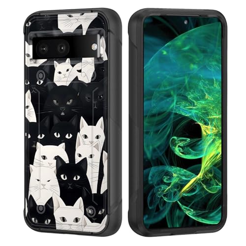 Coque Pixel 8a motif chats amusants idéale pour égayer votre quotidien