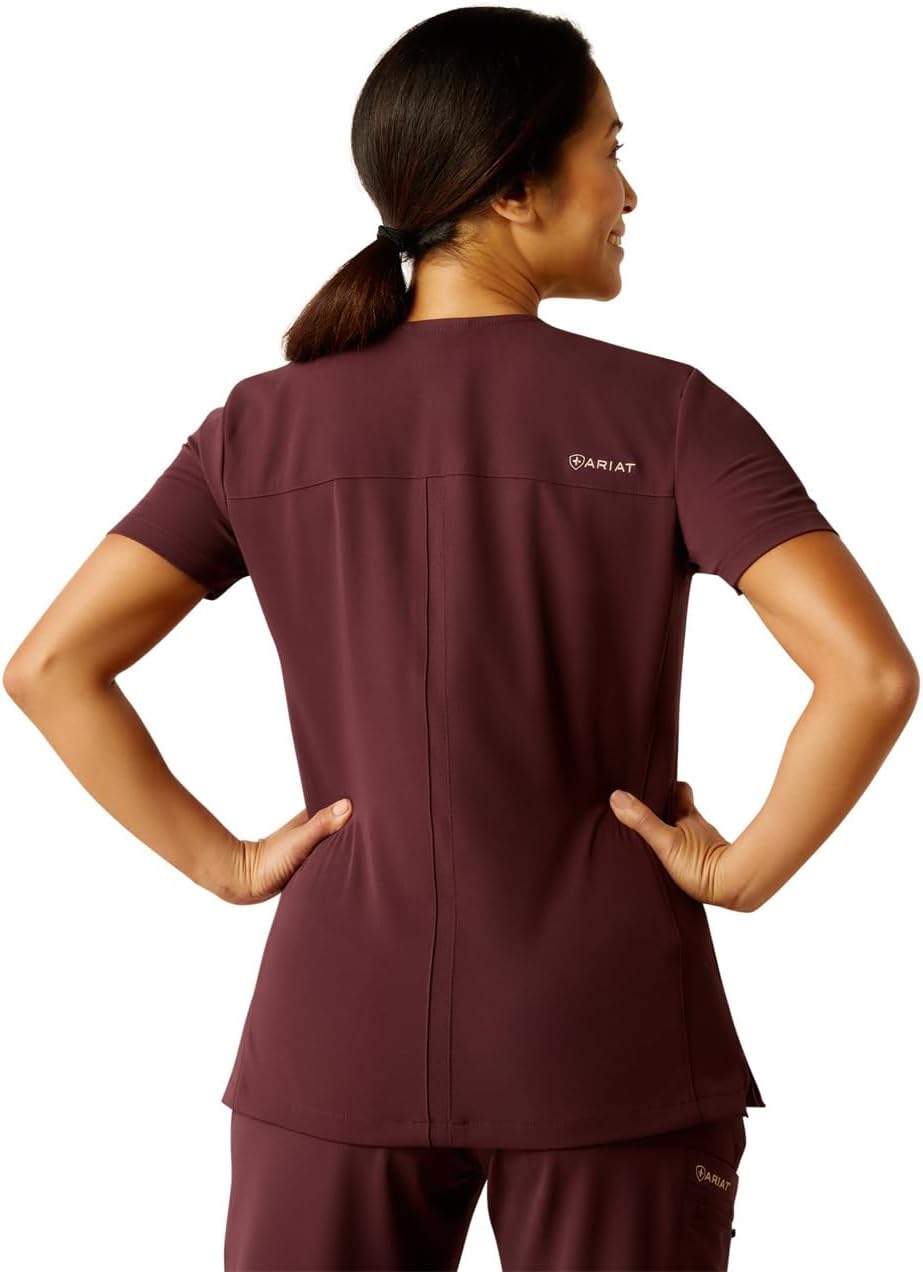 Ariat Womens Clara 6 Pocket Scrub Top - Image 2
