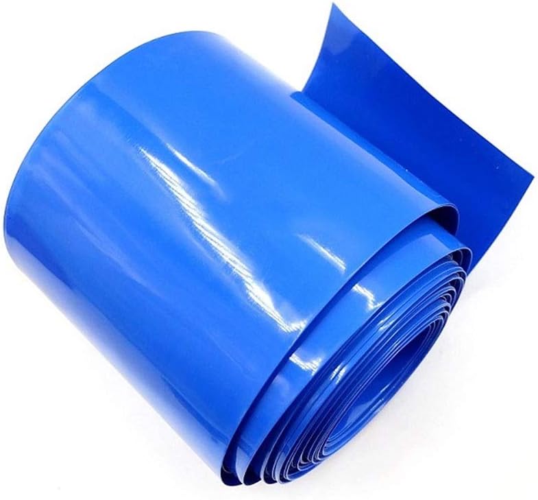 PVC Heat Shrink Tube, Protector Shrinkable Cable Sleeve Sheath Pack Cover, for 18650 Film Wrap(500mm)