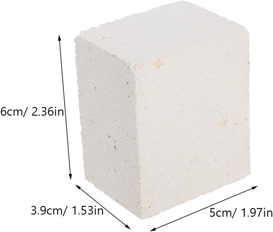 VILLFUL 4pcs Mullite Porcelain Kiln Support Posts 6cm Heat Resistant Ceramic Firing Brackets for Pottery Kiln Accessories Crafting Tools