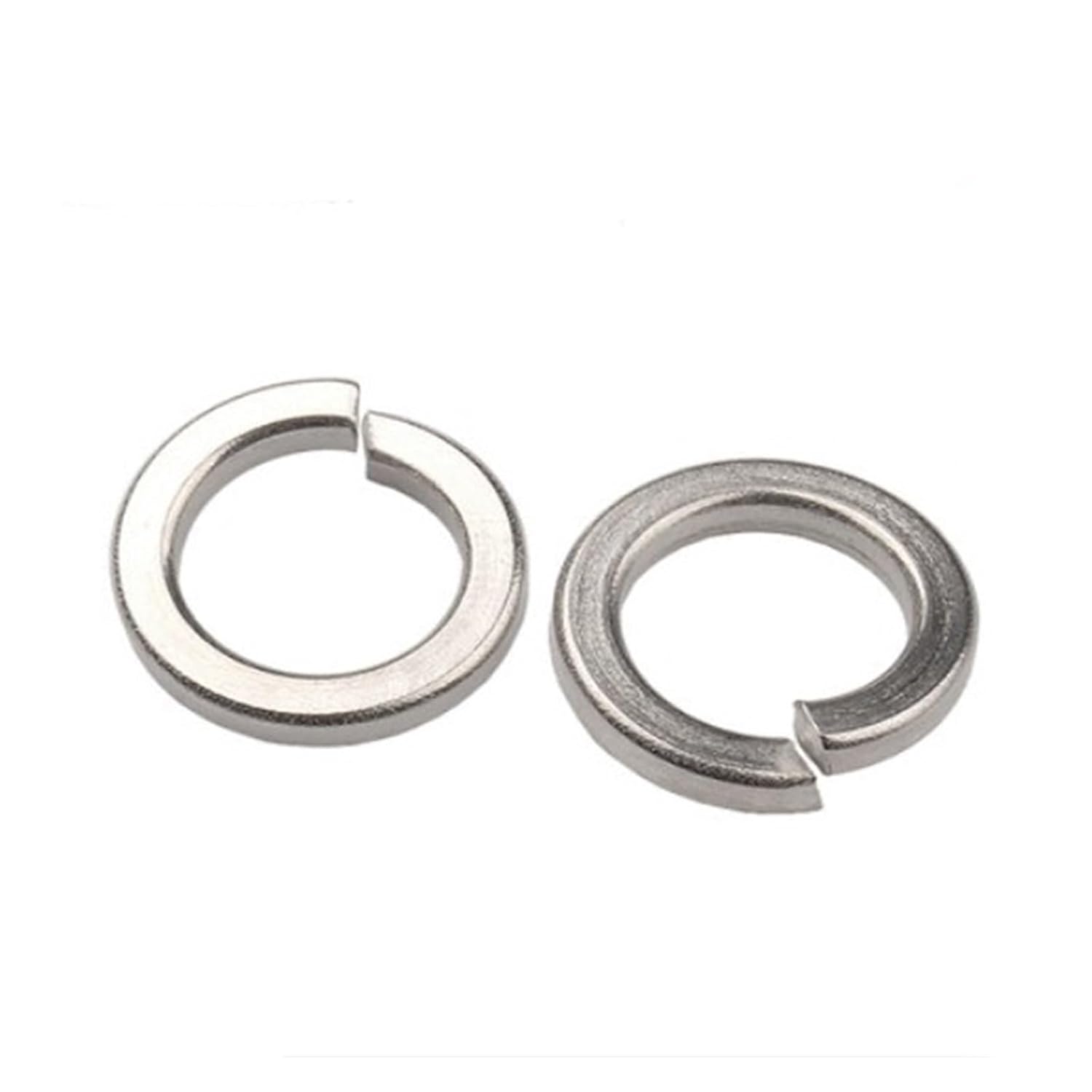 plit Lock Spring Washer, 20-100pcs 304 Stainless Steel Spring Split Lock Washer Elastic Gasket M1.6-M12(M8 50PCS)