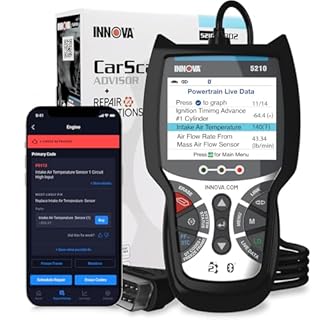 Innova 5210 OBD2 Scanner & Engine Code Reader, Battery Tester, Live Data, Oil Reset, Car Diagnostic Tool for Most Vehicles, Bluetooth Compatible with America's Top Car Repair App