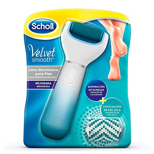 Scholl Lima Eléctrica Durezas Pies Diamond Crystals, Color Azul