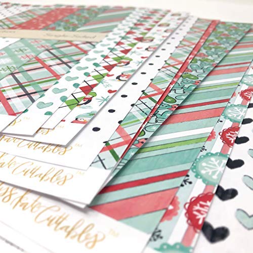 Pattern Paper Pack - Snow Fun - Scrapbook Premium Specialty Paper Single-Sided 12"X12" Collection Includes 16 Sheets - By Miss Kate Cuttables #TOP1
